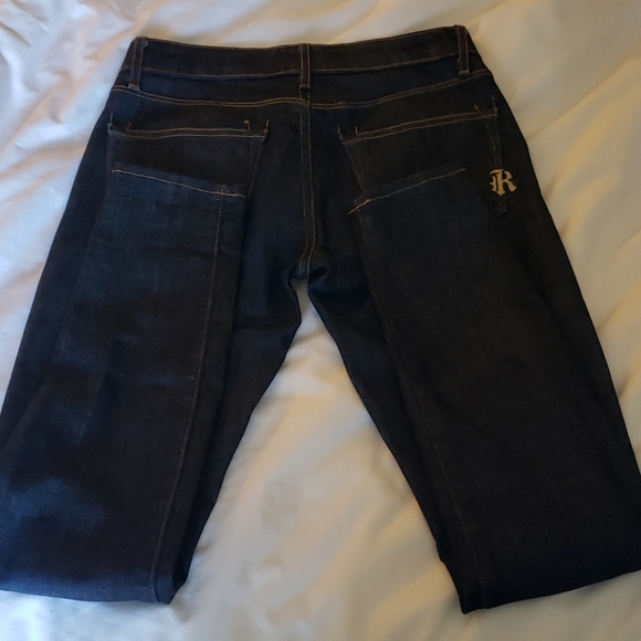 Rich & Skinny Dark Wash Jeans, Sz 24, skinny - Picture 4 of 8
